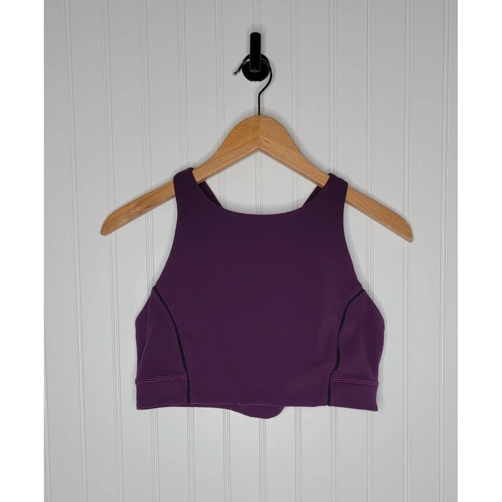 Lululemon Simply Bare Sports Bra Women's Size 10 Purple
